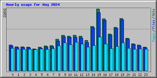 Hourly usage for May 2024