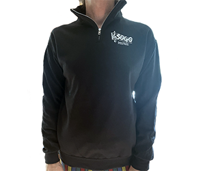 Quarter Zip Sweatshirt with SOGO logo