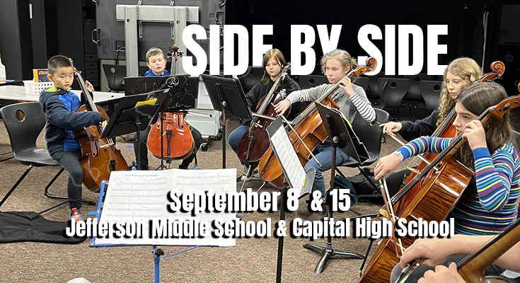 SIDE BY SIDE September 8 & 15